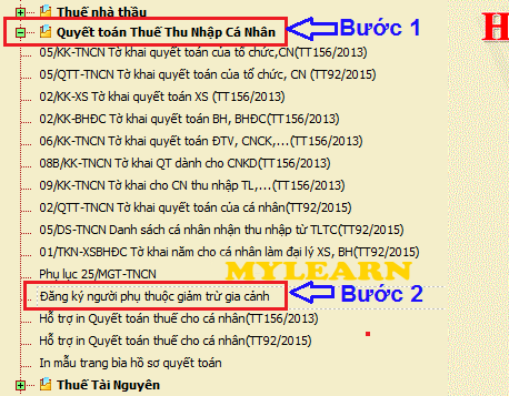 Cách đăng ký người phụ thuộc giảm trừ gia cảnh mới nhất