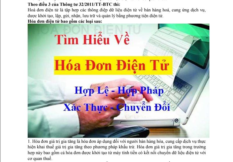 Hóa đơn điện tử là gì, có những quy định gì?