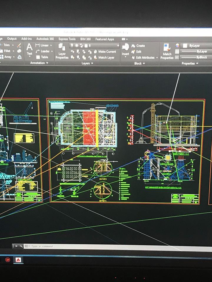 Sửa Lỗi Hiện Thị Như Mạng Nhện Trên Bản Vẽ Autocad