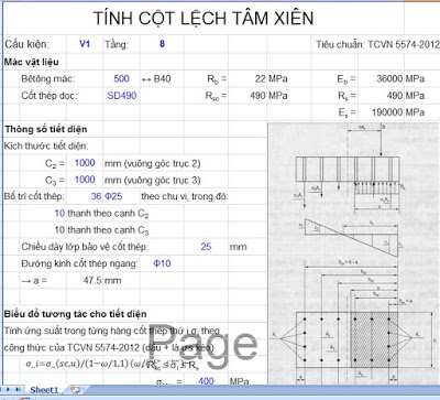 Bảng tính excel mẫu Phần 2