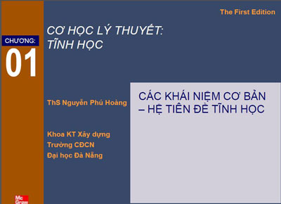 Giáo trình cơ lý thuyết