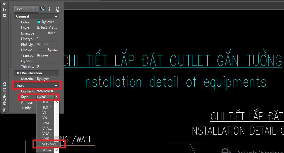 Sửa lỗi font chữ trong autocad nhanh nhất